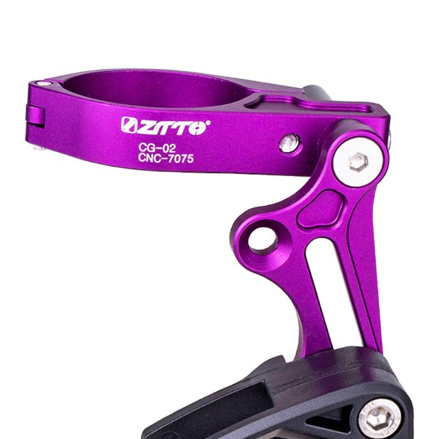 kurtrusly 1x Aluminum Alloy Chain Guide Bike Guide Chain MTB Bike Single Speed Road Part Bottom Bracket Purple