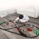 thumbnail image 1 of Tren eléctrico de lujo para niños con luces y sonidos: locomotora de vapor vintage y vía larga, regalo educativo para niños., 1 of 5