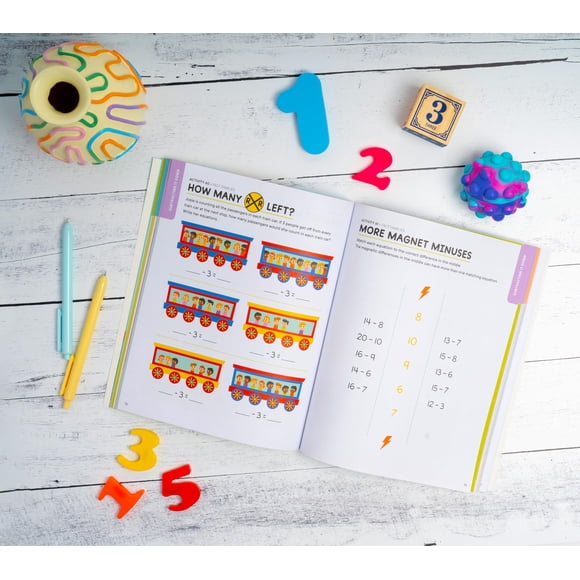 Addition and Subtraction Kindergarten Math Workbook: 100 Fun Activities to Build Core Math Skills with Focused Practice (Kindergarten Math Workbooks)