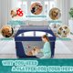 thumbnail image 2 of Parque para perros XVISHX de 107 x 107 cm con cubierta y almohadillas, 2 of 7