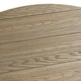 thumbnail image 4 of Heartland Off White Wood Round Pedestal Chair Side Table, 4 of 7