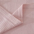thumbnail image 4 of Great Bay Home All-Season Waffle Cotton Bed Blanket 90x90 (Full / Queen, Blush Pink), 4 of 6