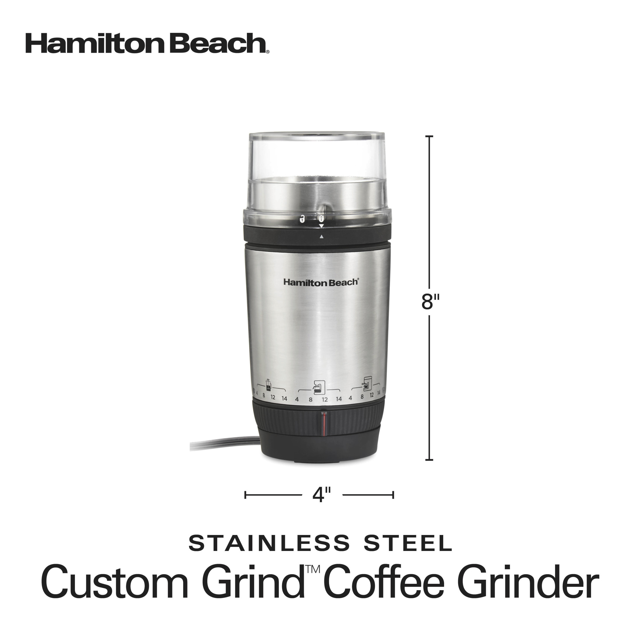 Hamilton Beach Custom Grind Electric Coffee Grinder photo 8