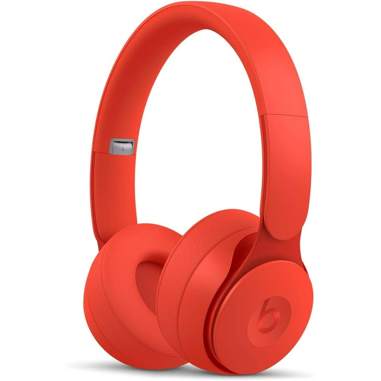 Beats Solo Pro Wireless Noise Cancelling On Ear Headphones Apple H1 Headphone Chip Class 1 Bluetooth Active Noise Cancelling Transparency 22 Hours of Listening Time Red Walmart