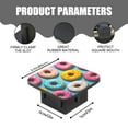 thumbnail image 2 of Hitch Cover Fits For 2-Inch Hitch,Colorful Donuts With Frosting And Sprinkles On A Blue Backgroundrubber Trailer Hitch Cover Tube Plug Insert,Car Exterior Accessories, Receiver Tube Hitch Plug, 2 of 6