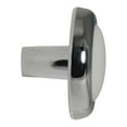 thumbnail image 3 of Style Selections Z835-31-PC/CW 1-1/8" Cabinet Knob, White Porcelain/Chrome - 10 Pack, 3 of 4