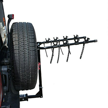 MotoGroup Bike Rack Car, Truck SUV w/Receiver Hitch - 4 Bike (Best Bike Hitch Rack For Suv)