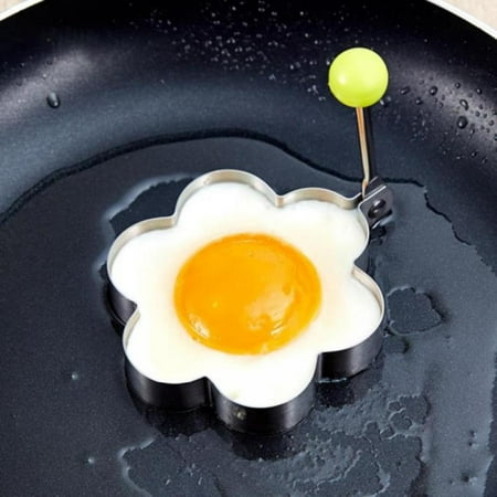 

Stainless Steel Omelette Mold Baking Fixed Molds Egg Ring Mold for Fried Egg Pancakes Sandwiches Mcmuffin