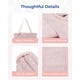 thumbnail image 4 of Bolsa de mano BAGSMART Puffer Carry On Tote 24 L para mujer, color rosa, 4 of 6