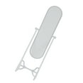 thumbnail image 4 of Lot de 1 Miroir Miniature Blanc Pleine Longueur Ornements de Maison de Poupée Design Simpliste Collectionneurs d'Intérieur, 4 of 9