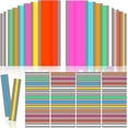 thumbnail image 1 of Xianlin Bandes de Lecture avec 2 Styles Marque-Pages Enlumineur Bandes de Lecture Superposition Colorée Outils de Dyslexie pour Enfants Étudiants Fournitures Enseignantes, 2 Tailles (Style Simple), 1 of 4