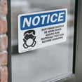 thumbnail image 3 of (2 Pack) Dust Mask Should Be Worn When Sign With Symbol OSHA Notice Sign 18 Inch X 12 Inch Vinyl Label Decal Sticker Weather Resistant, UV Protected for Workplace, Business, and, 3 of 6