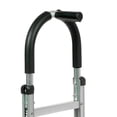 thumbnail image 3 of Global Industrial 168263 Aluminum Hand Truck with Pin Handle - Mold-On Rubber Wheels, Gray, 3 of 6