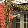 thumbnail image 5 of Artificial Hanging Basket Christmas Hanging Baskets Large Capacity Uv Resistance Coconuts Iron Christmas Outdoor Holiday Decorations, 5 of 7