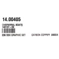 thumbnail image 4 of Chaparral Boat Hull Graphic 14.00405 | 236 SSX Carbon (Set Of 4), 4 of 4