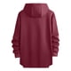 thumbnail image 4 of pstuiky camisetas de manga larga para hombre, Sudadera con capucha y manga larga de color liso para hombre top de hombre m, 4 of 4