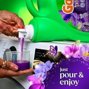 Gain Plus Laundry Detergent Liquid, Now with Odor Defense + OXI, Moonlight Breeze Scent, 99 fl oz, 75 Loads