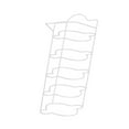 thumbnail image 4 of Estante expandible para encimera de cocina, estante para preparar platos, organizador de mesa de cocina para Cinco capas, 4 of 9