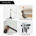 thumbnail image 5 of 21.14*1.97 Inch Magnetic Knife Holders Wall No Drilling Kitchen Organizer Rack Strong Magnet Strip for Utensils Tools Space Saving Storage Stainless Steel Black Durable Antirust, 5 of 7
