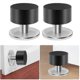 thumbnail image 2 of 2pcs Self-adhesive Door Stoppers Robust Stainless Steel Rubber Stoppers -z, 2 of 5