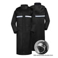 thumbnail image 2 of SHIXIAOO Imperméable Unisexe Robuste Coupe-Vent pour Activités de Plein Air Camping Randonnée Travail Manteau Long avec Bandes Réfléchissantes Port Toutes Saisons Pluie pour Femmes Grande Taille Manteaux Légers Veste de Pluie, 2 of 4