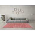 thumbnail image 3 of Ahgly Company Indoor Square Abstract Red Modern Area Rugs, 8' Square, 3 of 4