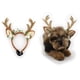 thumbnail image 5 of Diadema con astas de reno para perro y gato, disfraz navideño divertido para mascota L, 5 of 9