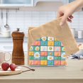 thumbnail image 2 of Yayeee Napkin Holder for Table Set of 2 Kitchen Paper Tissue Organization, Daisy Mosaic, 2 of 8