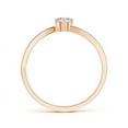 thumbnail image 2 of ANGARA Natural Six Prong-Set Diamond Split Shank Ring in 14K Rose Gold for Women (Size-4.1mm| Color-I-J| Clarity-I1-I2) | April Birthstone, Anniversary, Jewelry Gift for Women | Natural Diamond Ring, 2 of 8