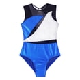 thumbnail image 3 of YiZYiF Kids Girls Gymnastics Outfit Sleeveless Dance Sports Leotard Athletic Biketard,Sizes 6-16, 3 of 7