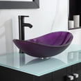 thumbnail image 5 of Wonline 36" Bathroom Vanity Cabinet & Tempered Glass Vessel Sink Bowl Faucet Drain Combo, 5 of 7