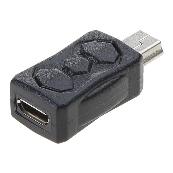 BIBABLYKE USB2.0 Adapter Micro/Mini Male Female Converter Connector USB Changer Adapter for Computer Tablet PC Mobilephones