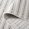 thumbnail image 5 of SAFAVIEH Martha Stewart Serenity Idella Striped Area Rug, Ivory/Charcoal, 6'7" x 6'7" Round, 5 of 10