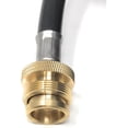thumbnail image 3 of 4' LP Propane Gas Hose Assembly Outlet- 1" -20 UNF thread size Inlet- QCC Connector Fitting High or Low Pressure for LP Gas Tanks RV BBQ Grills Heaters - Conector de manguera de camping, 3 of 6