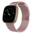 thumbnail image 1 of Compatible avec Fitbit Versa 3 Bracelets/Fitbit Versa Sense Bracelets, Bracelets en Maille en Acier Inoxydable avec Verrou Magnétique Ajustable pour Femmes Hommes, 1 of 6