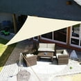 thumbnail image 7 of Joernso Shade Sail Anti-UV Good Sunshade Waterproof Windproof Weather-resistant Shade Triangle Heavy Duty Shade Sail Garden Supply, 7 of 7