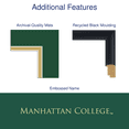 thumbnail image 4 of Framerly - Manhattan Tassel Diploma Frame with Tartan Green and Gold Mat, 4 of 10