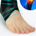thumbnail image 5 of UDIYO Elastic Sports Ankle Guard Protector Cuff Basketball Climbing Foot Bracer Sleeve, 5 of 7