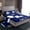 Deepblue White, variant on Homewish Hockey Deepblue White Twin 3-Piece Reversible Teens Boys Ball Sport Sheet Set