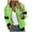 Green, variant on QATAINLAV Womens Baseball Jackets Fashion Color Block Jogger Sport Coat Fall Casual Pocket Zipper Jacket Tops Outwear, Blue, S