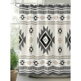 thumbnail image 2 of Fsddascl Boho Aztec Shower Curtain Set - 72" x 78" Washable Bathtub Curtain with 12 Hooks, Southwest Ethnic Geometric Farmhouse Art Waterproof Fabric Stall Shower Curtains for Bathroom/Bathtub, 2 of 6