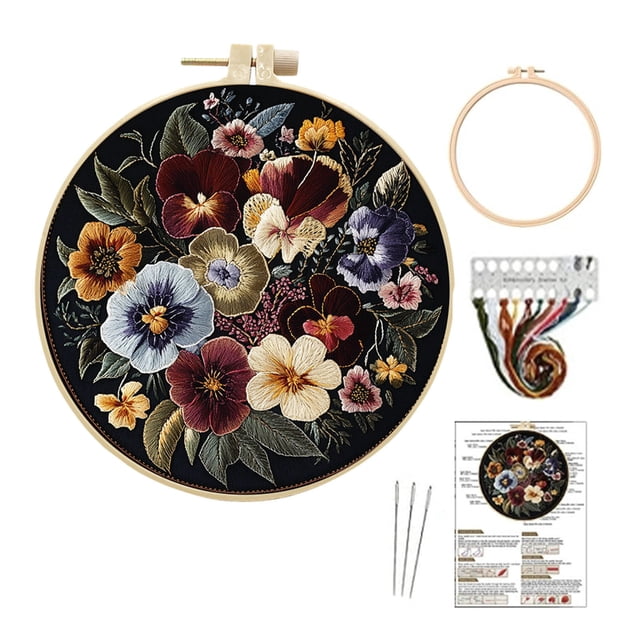 zhangmingg Complete Embroidery for Beginners with Patterns Needles and Threads Knitting Needles Knitting Needles Set for Beginners Knitting Books and Patterns Circular Knitting Needles Size 6 Diy Knit