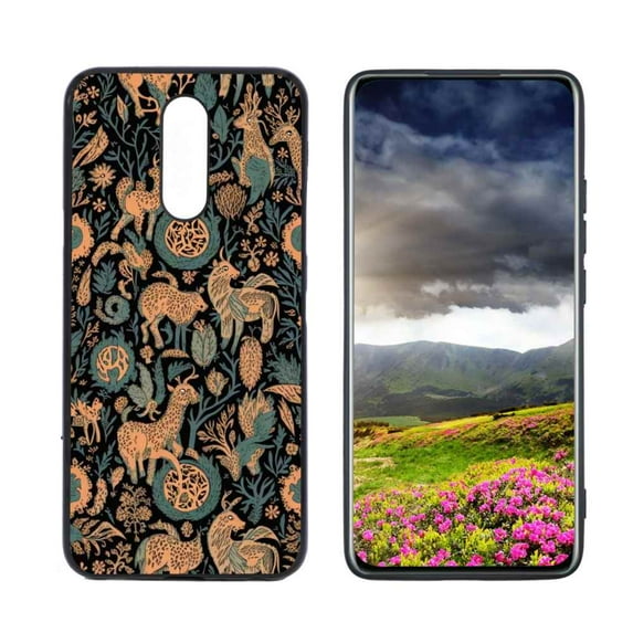 Gothic-dark-Fantasy-Forest-Woodland-plant-4 Phone Case, Degined for Harmony 3 Case Men Women, Flexible Silicone Shockproof Case for Harmony 3