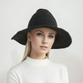 thumbnail image 2 of HAYIMI Women Thickening Type Daily And Festival Witch Hat Halloween Knitted Steepletop Hat, 2 of 6