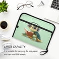 thumbnail image 6 of Organ Folder 14.2 x 0.8 x 10.6 Inches 13 Separate Pockets A4 Size Documents Folder A Sort Storage File Manager For The Home Office Cartoon Turtle Reading, 6 of 7