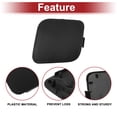 thumbnail image 4 of Tapa del gancho de remolque delantero izquierdo para Toyota Auris 2016-2018, tapa del gancho de remolque, gancho No.5212802919/5212802420, plástico negro mate, 1 Pcs, 4 of 6