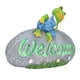 thumbnail image 1 of Frog Bienvenida a la Estatua de la Rana Decoración Del Jardín Luminoso Resina Craftwork Patio Césped Adorno Animal Para Interiores Al Aire Libre, 1 of 7