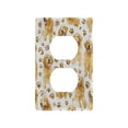 thumbnail image 3 of IAUYY Retardant PC Material Unused Outlet Cover Switch Plate Covers Easy DIY Installation with Screws Light Switch Cover Plate Paw Print, 3 of 9