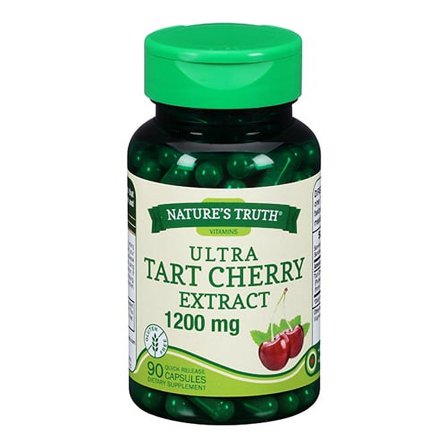 Natures Truth Ultra Tart Cherry Extract 1200mg Quick Release Capsules, 90 Ea