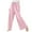 Pink-02, variant on REALiKUN Women's Casual Solid Color Wide Leg Pant High Waist Drawstring Loose Comfy Lounge Long Trouser